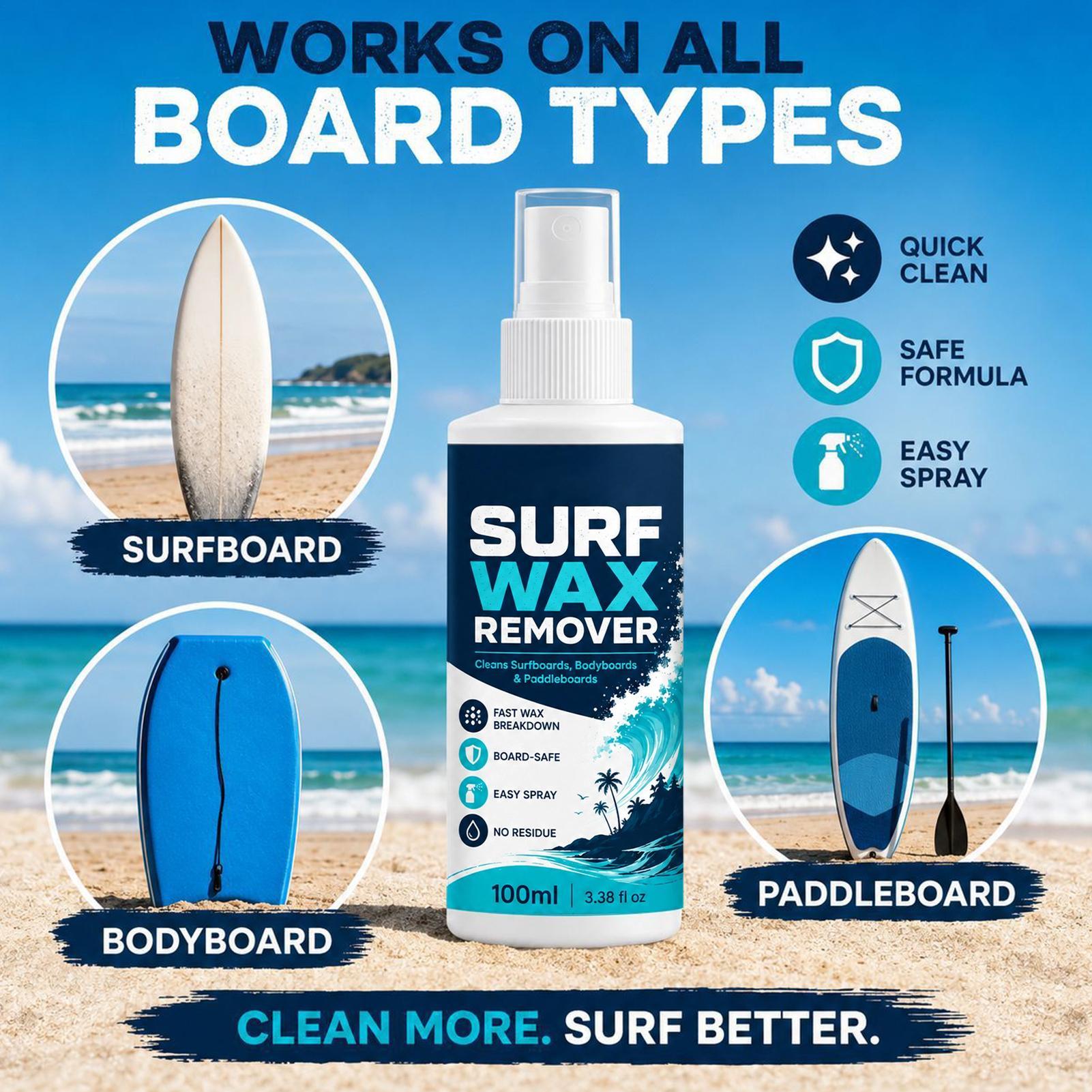 Surf Wax Cleaner Portable Eco- - Surfboard Wax Tropical review and price